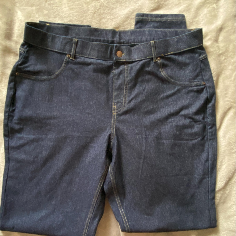 HUE dark Blue leggins strech size XL